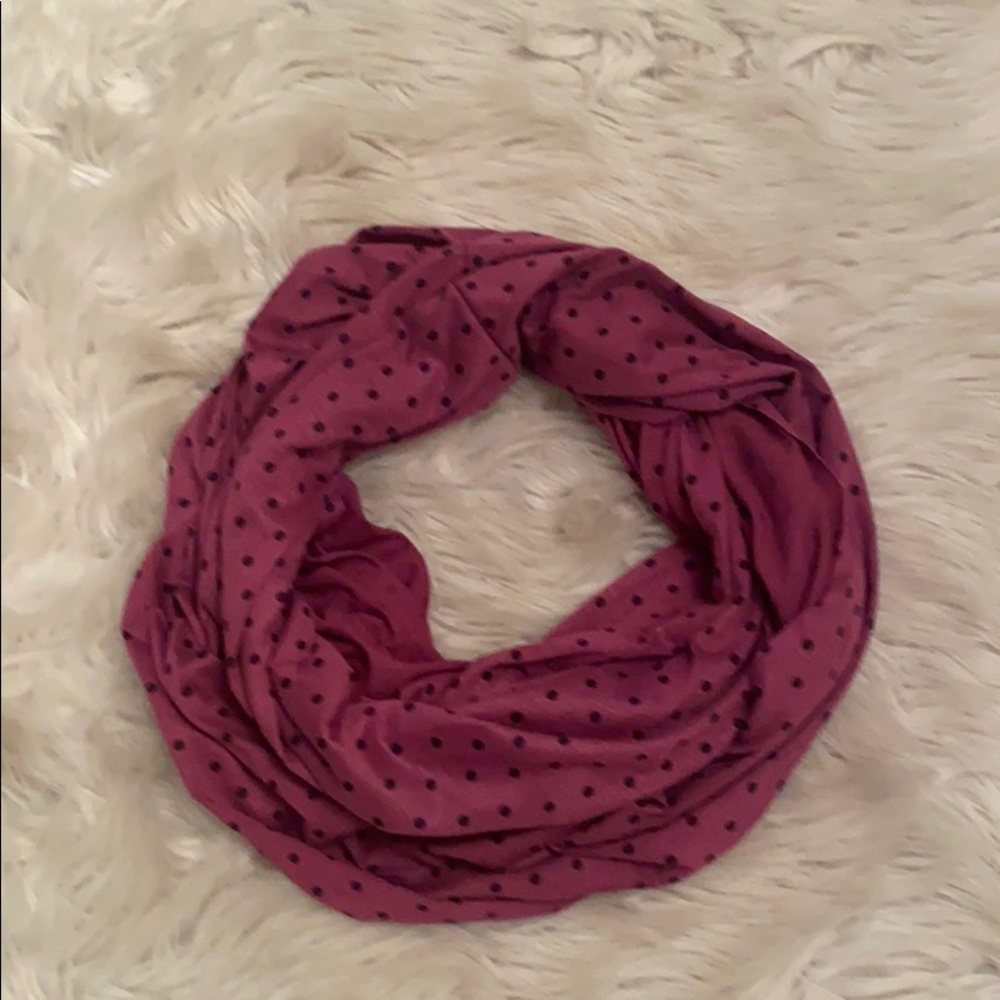polka dot infinity scarf